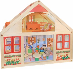 Drewniany domek dla lalek Veronica duży