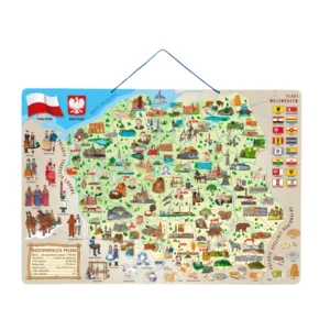 Magnetyczna mapa Polski