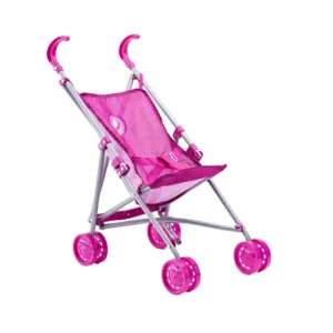 Różowy wózek spacerowy